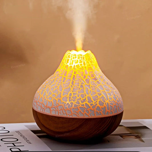 300ml Volcano Air Humidifier Desktop Electric USB Humidificadore Water Mist Diffuser Purifier Air Freshener With 7 Colors Night