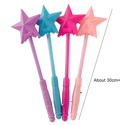 Glowing Magic Wand Flash Fairy Wand Children Kids Christmas Party Stalls Toys Halloween Small Gifts for Party Festival Bulk