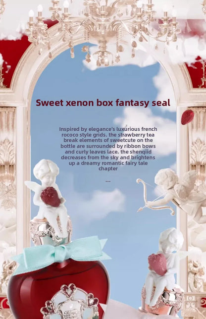 Flowerknows Eau de Parfum The Strawberry Cupid Perfume 1.7 oz / 50ml Lasting Women's Floral Gourmand Perfume for Women for Gifts