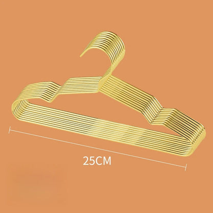 Pet Apparel Hangers Gold Color Mini Hanger Small Metal Clothes Hanger for Teddy Dog Cat Puppet Doll Pet Store Clothes Support