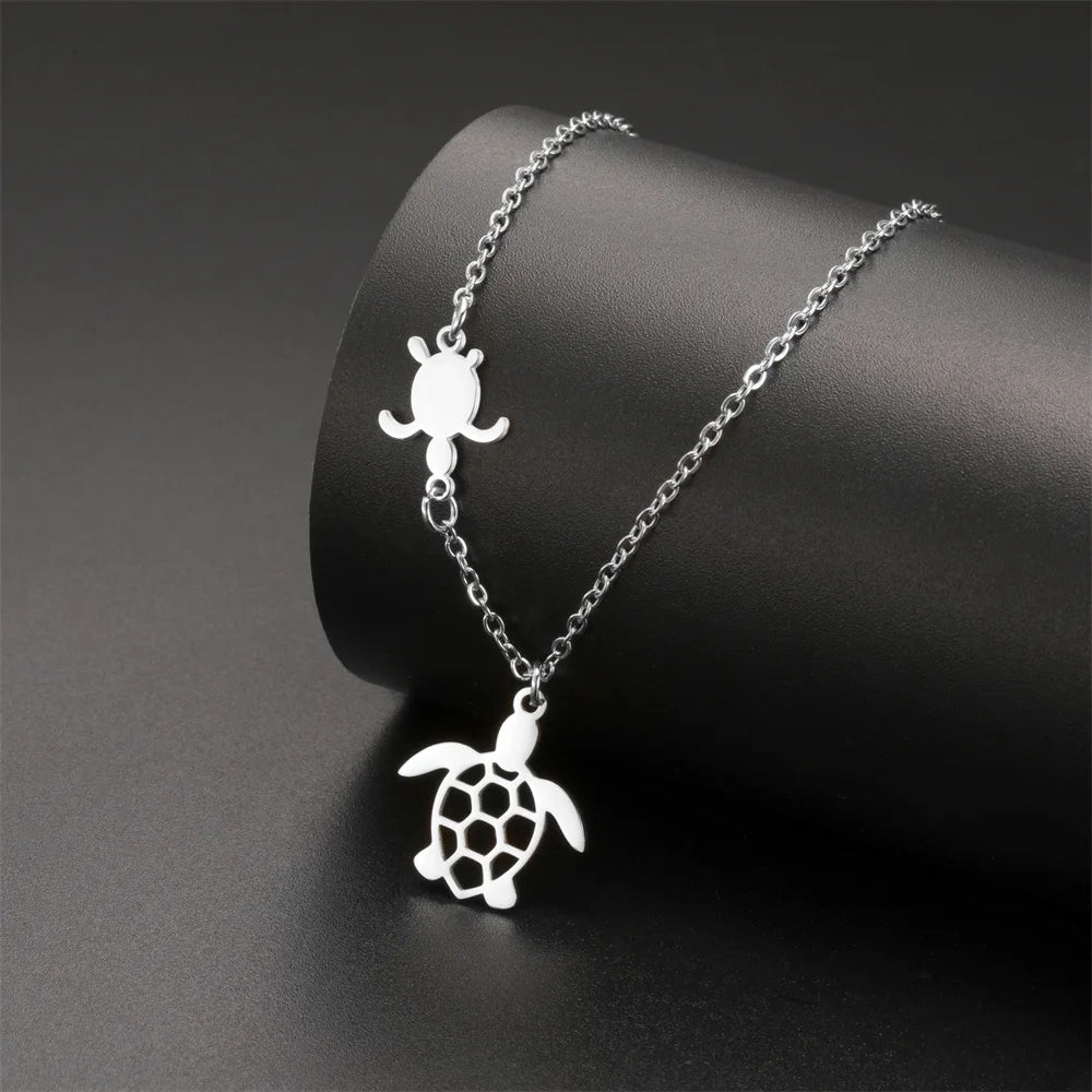 EtherealBe Sea Turtle Pendant Necklace for Women