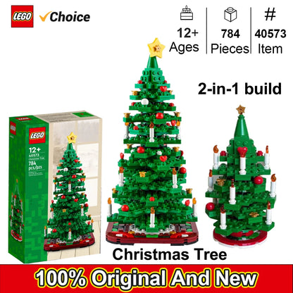 LEGO 40573 Christmas Tree - Building Toys for Kids, Mini Christmas Tree Decorations for Tabletop & Home - Gifts for Boys & Girls