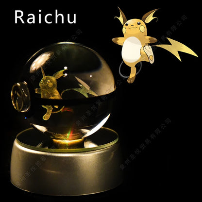 EtherealBe Pokemon 3D Crystal Ball Night Light