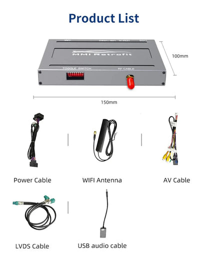 Wireless Apple Carplay Module for Mercedes Benz A B C E CLS GLE GLA GLC GLK ML S Class NTG4.5 NTG5.0 Android Auto Interface