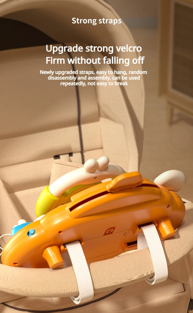 Baby Toy Electric Children's Steering Wheel Simulated Driving Car Steering Wheel LED Vocal Educate Toys Halloween Christmas Gift