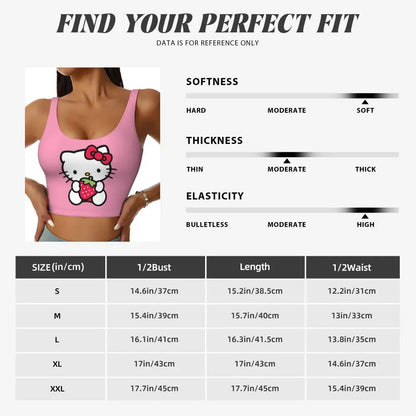 EtherealBe Hello Kitty Sports Bra for Women