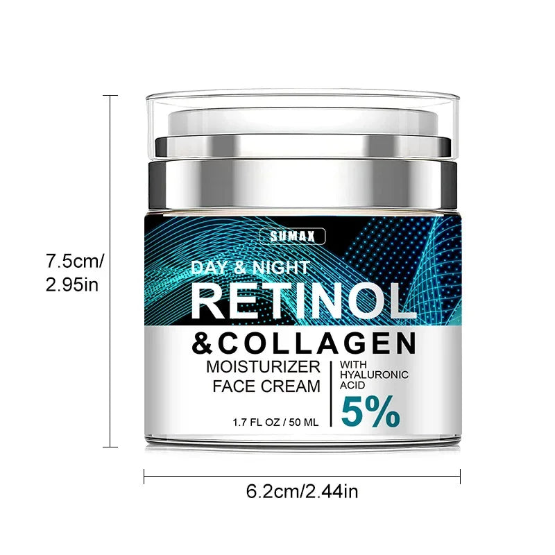 50ml Retinol Face Cream Moisturizing Firming Brightening skincare Collagen Hyaluronic Acid Creams Facial Skin Care Products