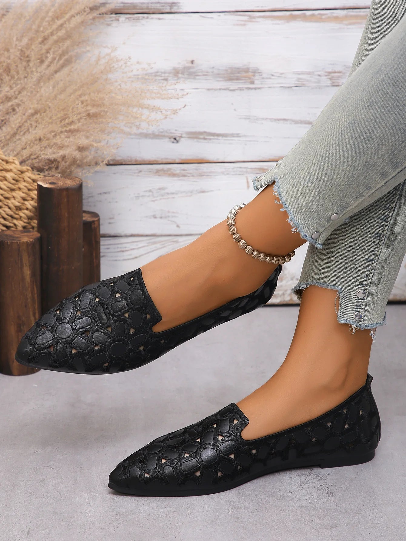 EtherealBe Women's Embroidered Loafers for Chic Style