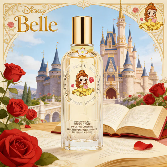 MINISO & DISNEY BELLE Women Perfume Original Luxury Floral Fragrance For Woman Spray 60ML Girl Birthday Present Children Gift
