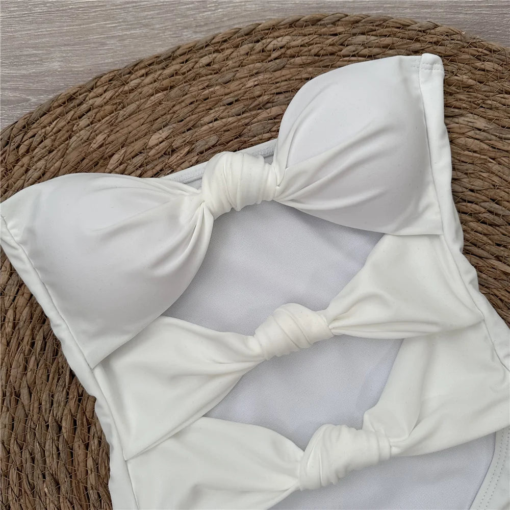 Black Bikini 2024 Sexy Micro Mujer Bikini Set Women Swimsuits Female Swimwear Brazilian Biquini Swimming Suit Solid Beachwear