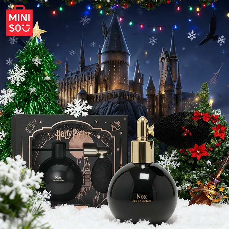 MINISO Harry Potter Women's Perfume 1.69oz/50ml with Spray Design – A Perfect Christmas Gift (Premium Mysterious Castle Gift Box
