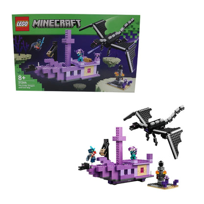 LEGO 21264 Minecraft Der Enderdrache und das Endschiff Toy