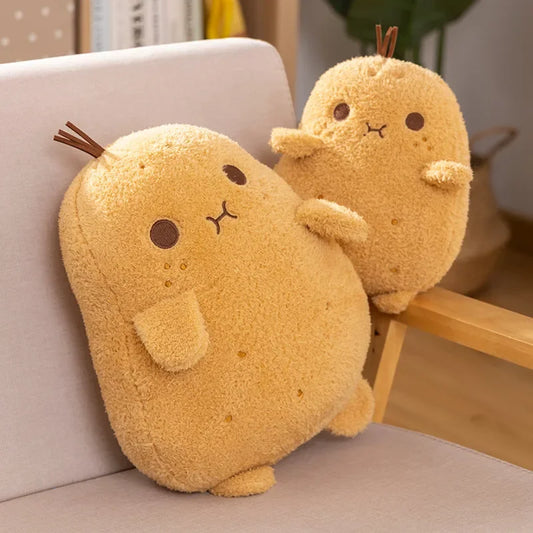 Squishy Potato Plush Toy Happy Fruit Plush Pillow Soft Stuffed Food Spud Doll Super Cute Peluche Kids Birthday Christmas Gift