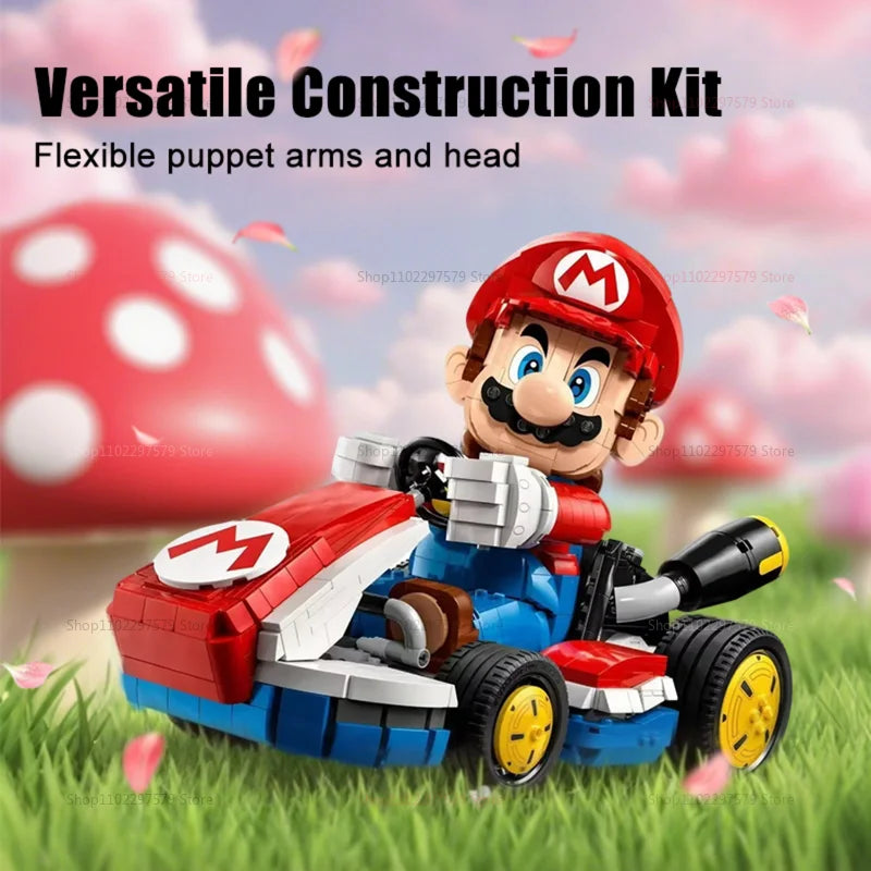 NEW 1972 PCS Racing Kart Car Building Blocks Set Kids Adults DIY Brick Kids Educational Toy Birthday Christmas Gift for collect