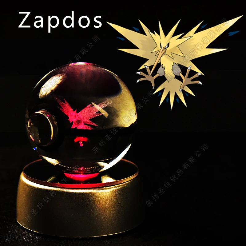 EtherealBe Pokemon 3D Crystal Ball Night Light