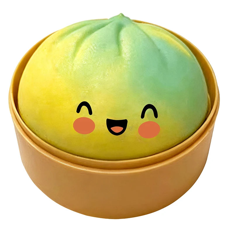 Simulation Flash Dumpling Pressure Ball Slow Rebound Soft Pinch Decompression Baozi  modeling stress relief toy birthday Gifts