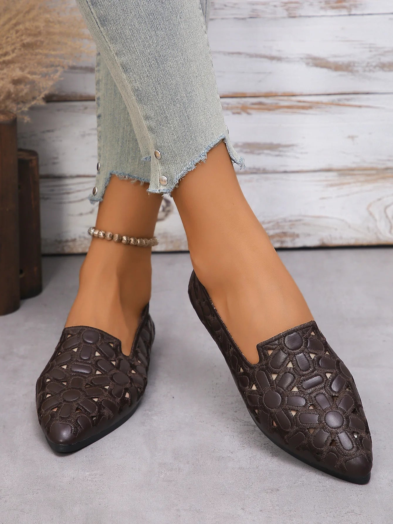 EtherealBe Women's Embroidered Loafers for Chic Style