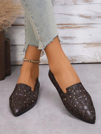 EtherealBe Women's Embroidered Loafers for Chic Style