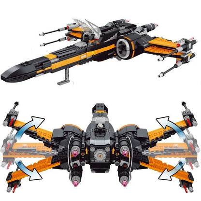 75102 Spaceship Fighters Galaxy-space-plane Aircraft Model Building Blocks Bricks Toys Birthday Christmas Gift Boys