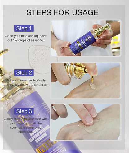 AILKE Double Glutathione Plus Moisturizing Hydrating Body & Skin Whiten Lotion, Bleaching Lotion for Women & Men With Pump
