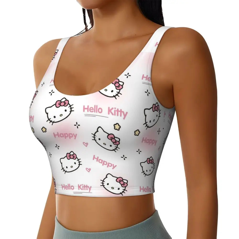 EtherealBe Hello Kitty Sports Bra for Women