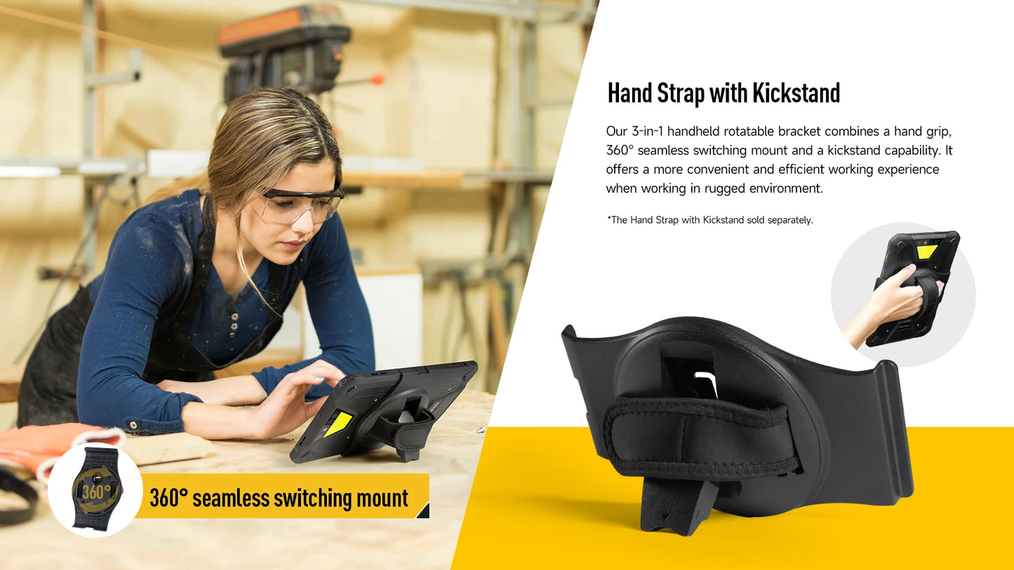 Ulefone Armor Pad 2 Rugged Tablet, 11" 2K, 18600 mAh ,IP68/IP69K Android 13 NFC GPS 4G Tablet Up to16GB +256GB LED Camping light