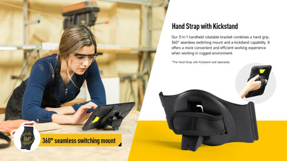 Ulefone Armor Pad 2 Rugged Tablet, 11" 2K, 18600 mAh ,IP68/IP69K Android 13 NFC GPS 4G Tablet Up to16GB +256GB LED Camping light