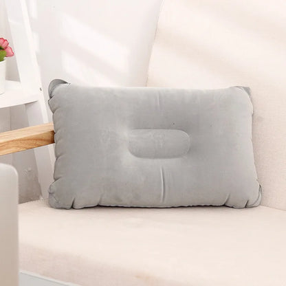 Portable Fold Outdoor Travel Sleep Pillow Camping Tent Inflatable Pillow Airplane Hotel Rest Comfortable Sleep Pillows