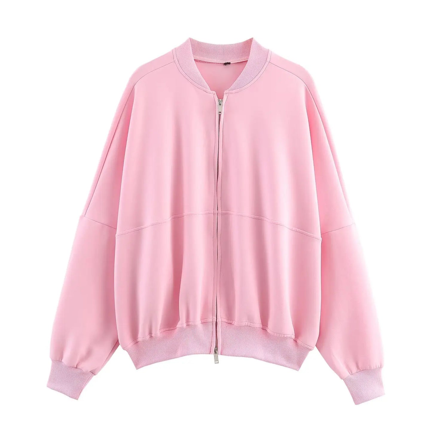 HH Women Casual Solid Coat Flared Pants Suits Long Sleeve Zipper Bomber Jackets 2025 New Fashion Lady Chic Outfit 2 Piece Set