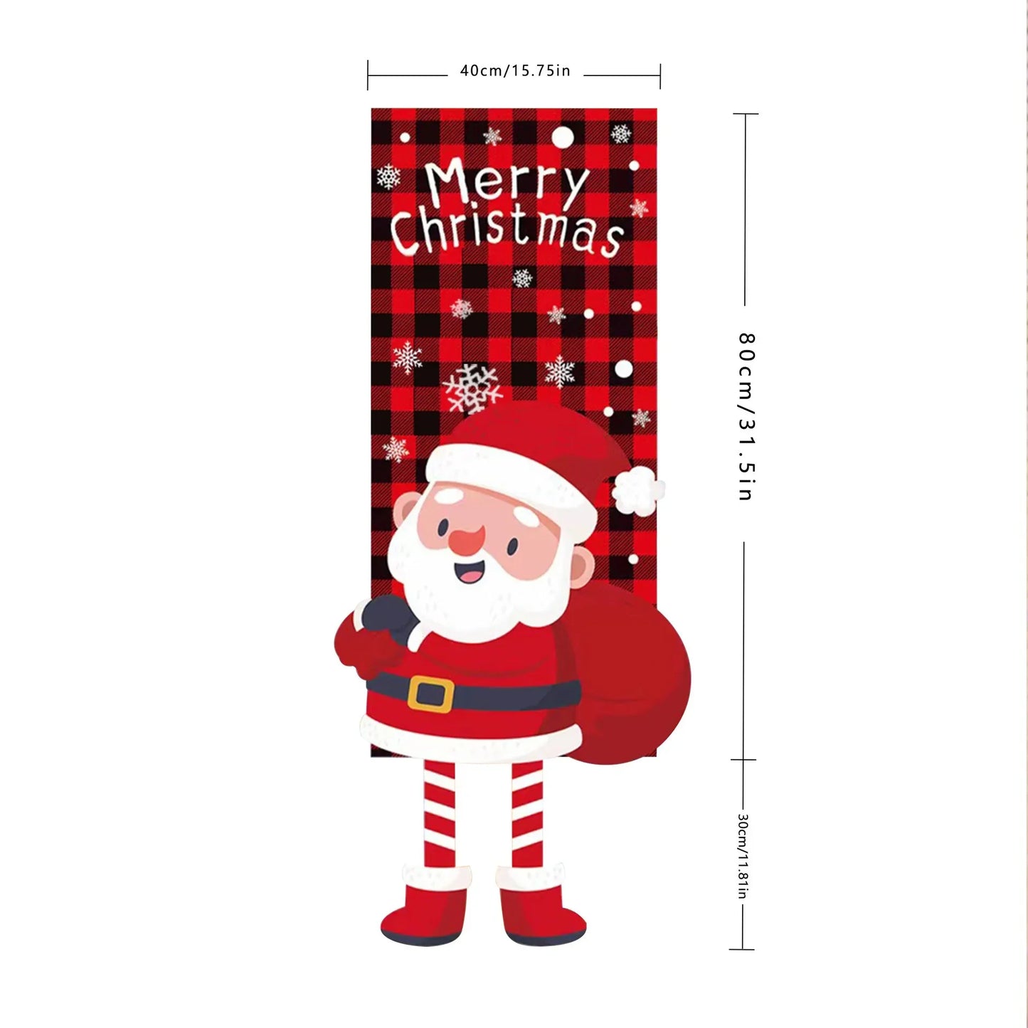 Christmas Long Leg Doll Hanging Banner Cartoon Santa Claus Snowman Elk Ornaments Xmas Bar Mall Decor Merry Christma 2024