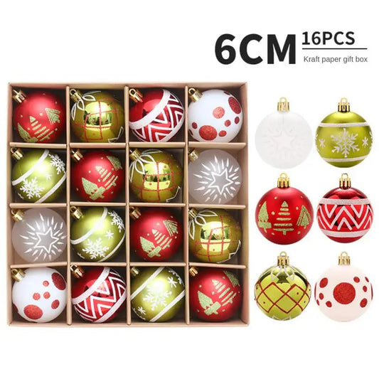 Family Party Decorations Bright Colors Cartoon Accessories Popular Christmas Decorations Set Christmas Decoration Gifts Abs