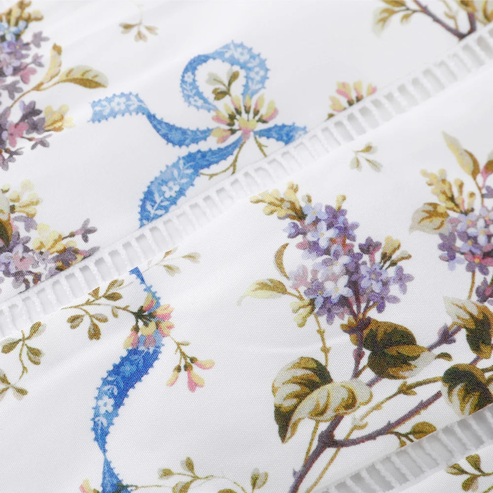 Mingmingxi Summer Floral Print Dress Elegant 2025 New Arrivals Spaghetti Strap Flare Dress Maxi Holiday Party Dresses Women