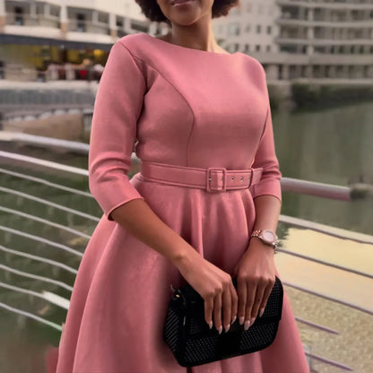 Fashionable Elegant Women's Clothing Dress Suitable For Bridesmaid Party Dress High Waist Design Various Sizes Available