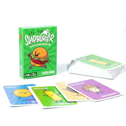 Slapburger Card Game Fun Family Games for Game Night Playing Card Games Families Party Gifts 2-6 Players