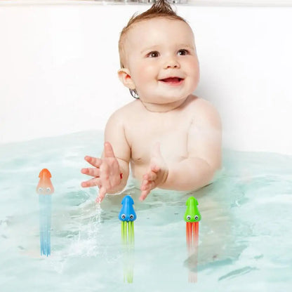 Swimming Pool Toy Octopus Sinking Gem Diving Training Toy Sinker