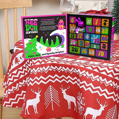 Christmas 2025 Nee Doh Advent Calendar Gift 24 Day Countdown New Year Family Friends Children Blind Box Party Props Mood Stuffs