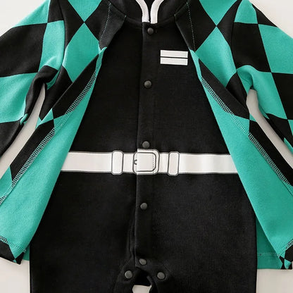 Baby Anime Clothes Newborn Cotton Rompers Training Outfit Infant Kids Halloween Cartoon Cosplay Costume Jumpsuit