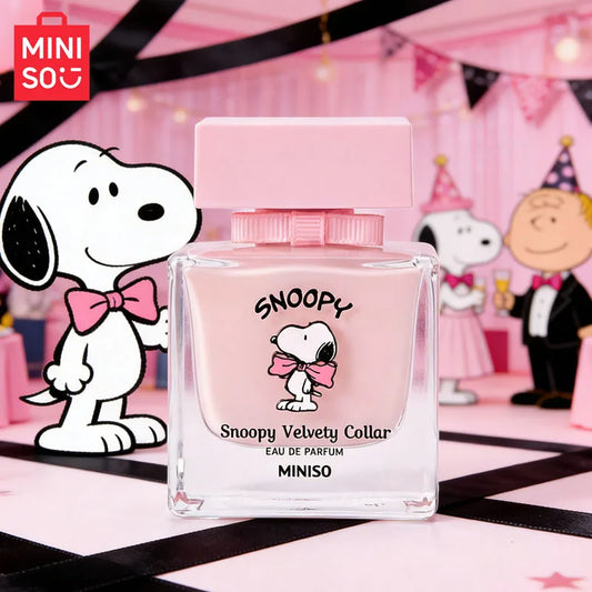 MINISO & SNOOPY Women Perfume Original Luxury Floral Fragrance For Woman Spray 50ML Girl Birthday Present Children Gift