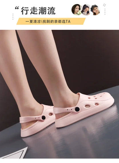 Mens Summer Beach Sandals Unisex Casual Garden Clogs Outdoor Wide Toe Cross Sandals for Ladies Non Slip House Shower Slippers