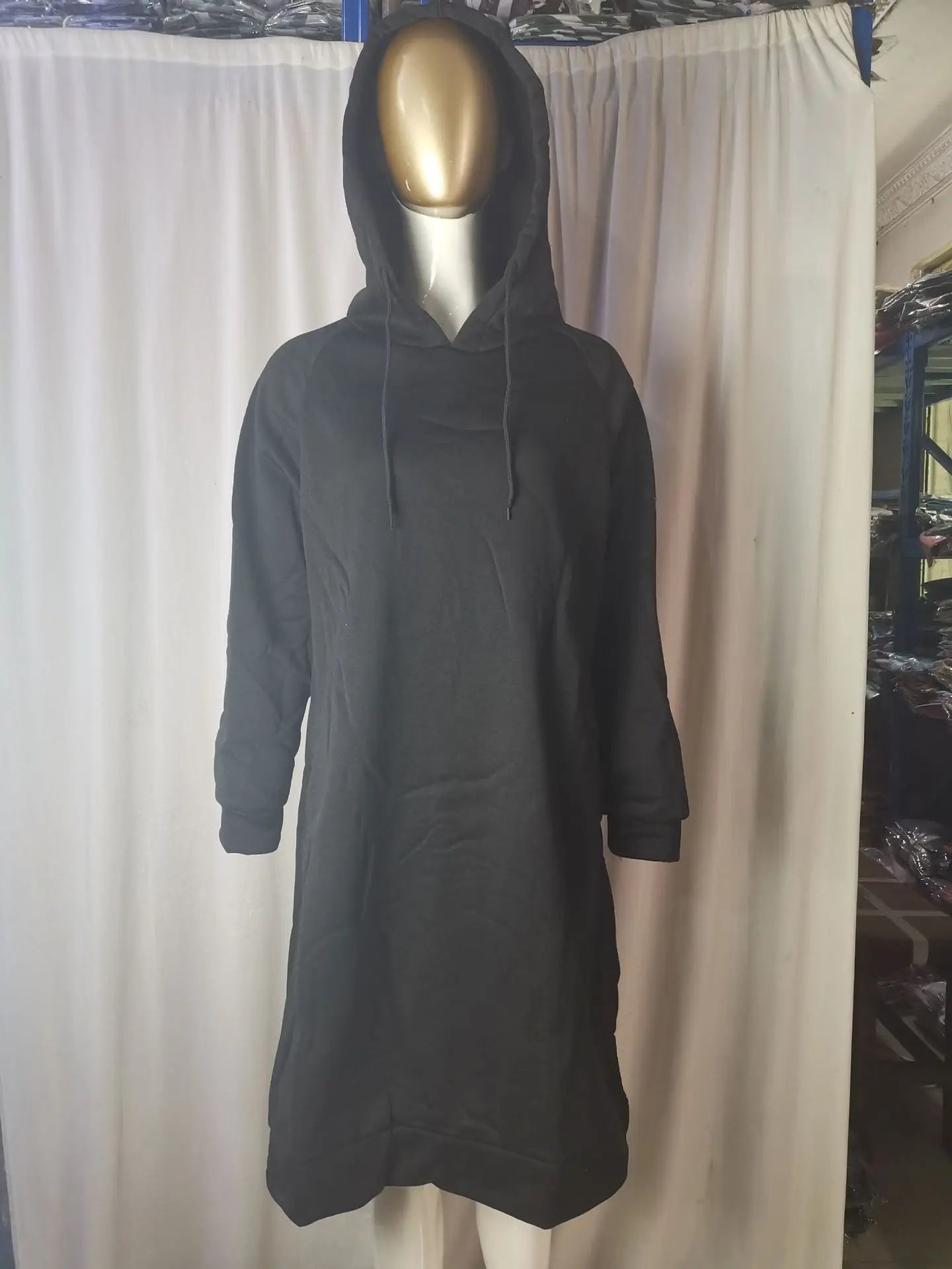 EtherealBe Loose Hooded Knit Dress for Women