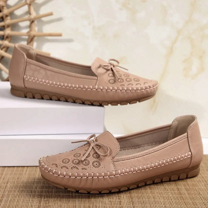 Women's Shoes 2025 New Slip on Women's Flats Casual Round Toe Flat Shoes Women Breathable Loafers Shallow Comfort Shoes Ladies