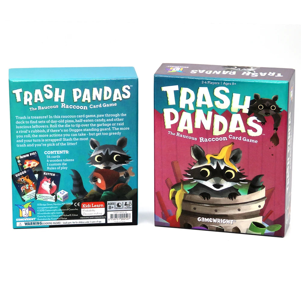 Trash Pandas The Raucous Raccoon Card Game Games for the Infinitely Imaginative Gift Party Game English