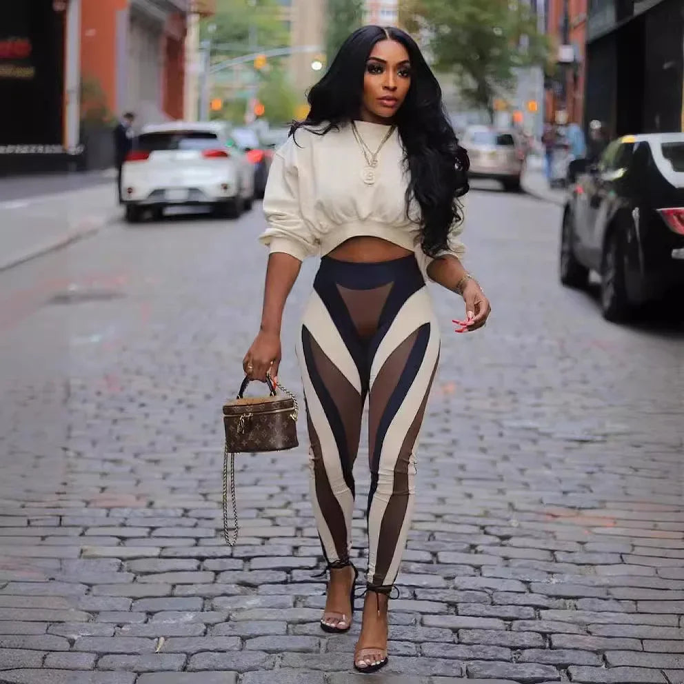 Fashionable Sexy Long Sleeve Hoodie And Pants Set New Arrival Cross-Border Women's Wear from Mainland China Elegant Skirt Set