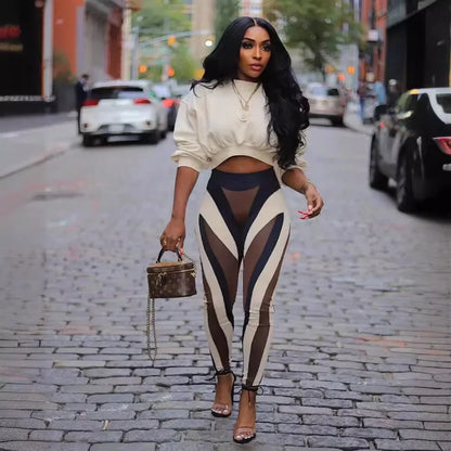 Fashionable Sexy Long Sleeve Hoodie And Pants Set New Arrival Cross-Border Women's Wear from Mainland China Elegant Skirt Set