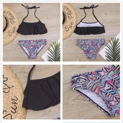 7-14Year Butterfly Print Child Bikini Set 2025 Girls Swimsuit Swimwear For Kids Summer Brazilian Teen Baby Swimming Suit Biquini