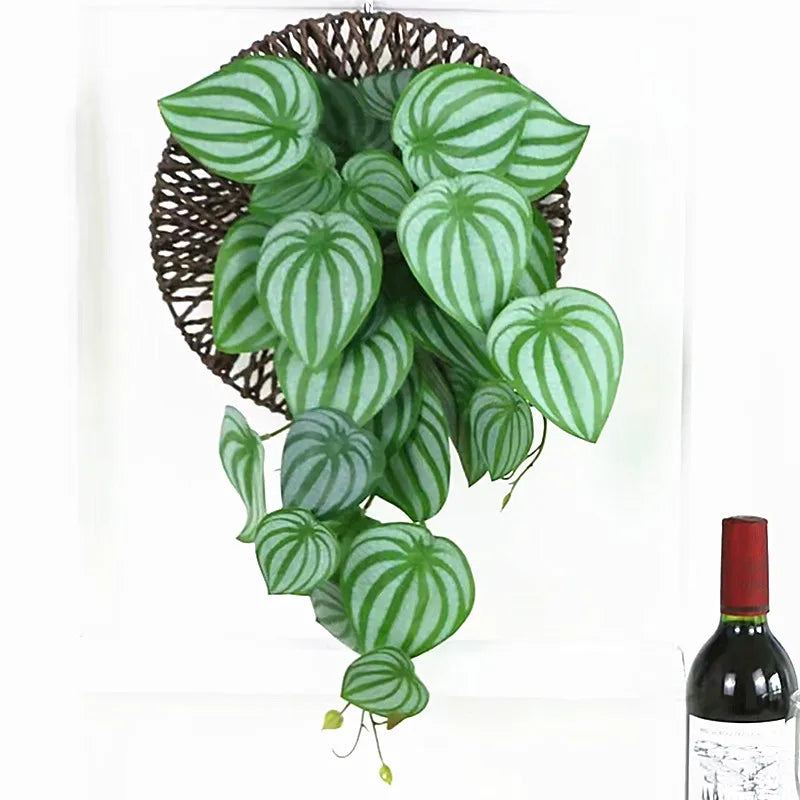 50-100CM Artificial Vine Green Tropical Fake Plants Rattan Autumn Hanging Winding Rattan Garden Balcony Home Decor Accessories
