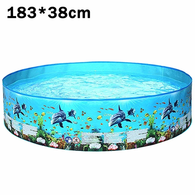 Pet Play Pool Non-Inflatable Collapsible Pool Large Outdoor Family Round Pool Family Pool Pet Products Removable Pools