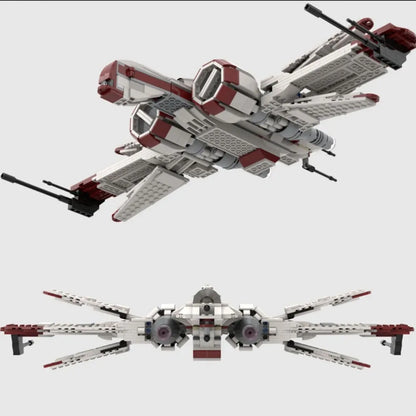 ARC-170 Star fighter Assembled  V-Wing Building Blocks Sets 75402 Compatible With Legoed Particles Suitable For Christmas Gifts
