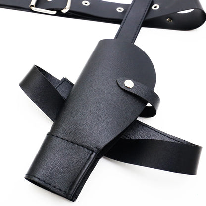 Ancient Tombs Game women Lara Gun Holster Western Denim Belt Cosplay Role-Playing guns holder band belts costumes