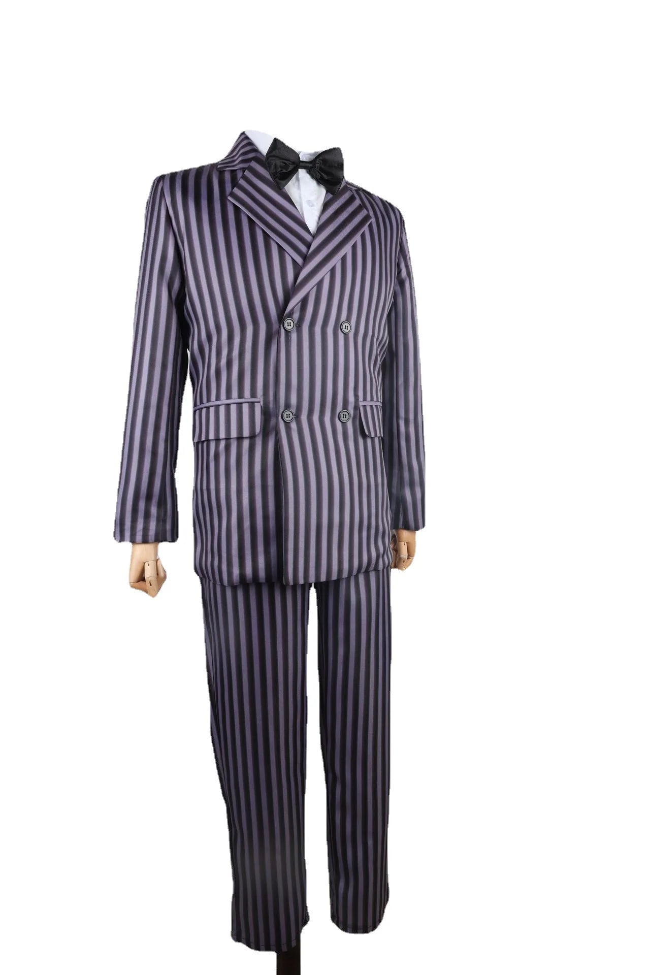 Gomez Addams Cosplay Anime Morticia Costume Dress Halloween Carnival Outfit Adult Kid Coat Shirt Pant Tie Suit Party Uniform